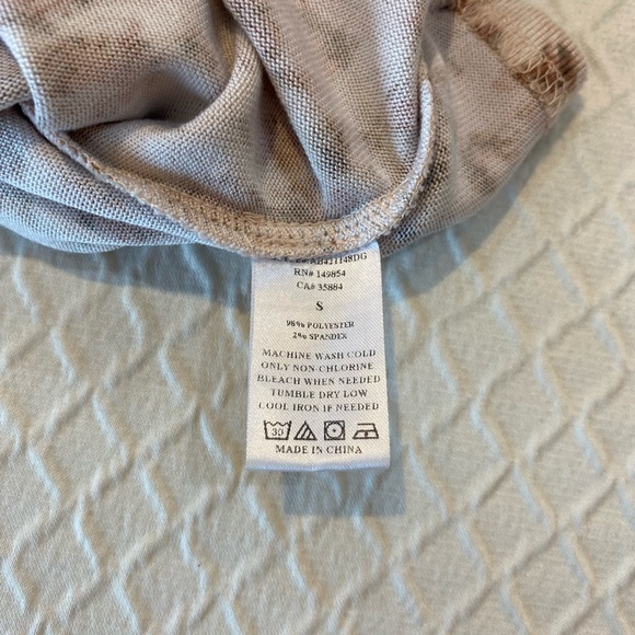 Sadie and Sage Long sleeve loose fitting/sweater. Lightweight. Pink/tan/brown. S - Picture 9 of 12